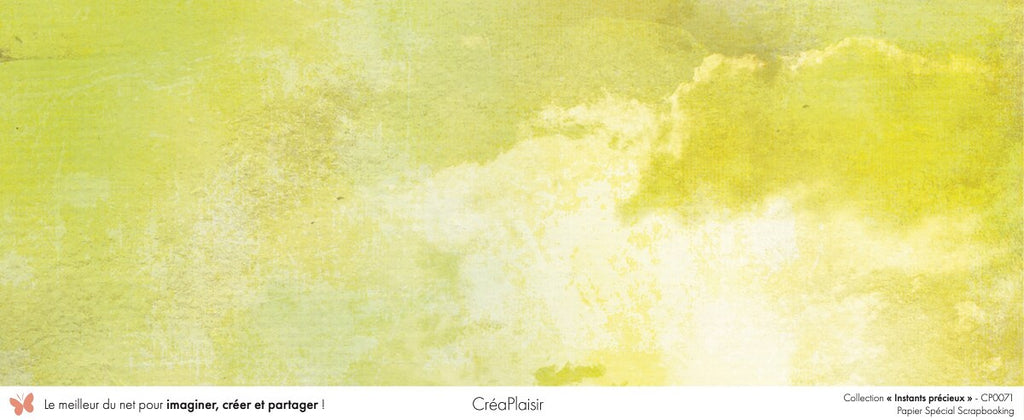 Set 12 papiers Instants précieux - 12 papiers : 6 papiers 30,5x31,5 cm + 6 papiers 12x30,5cm