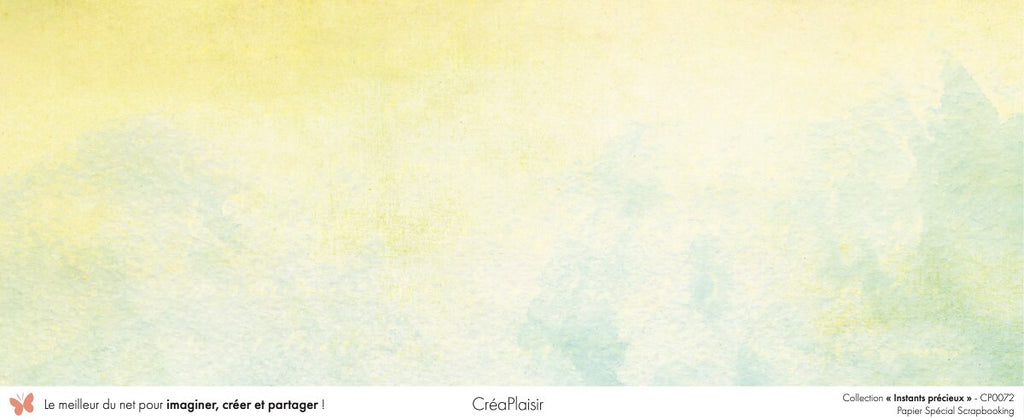 Set 12 papiers Instants précieux - 12 papiers : 6 papiers 30,5x31,5 cm + 6 papiers 12x30,5cm