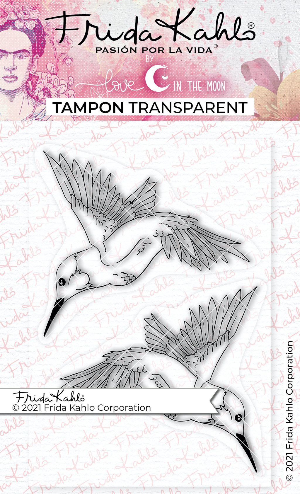 2 Tampons transparents "Colibris" Frida Kahlo®