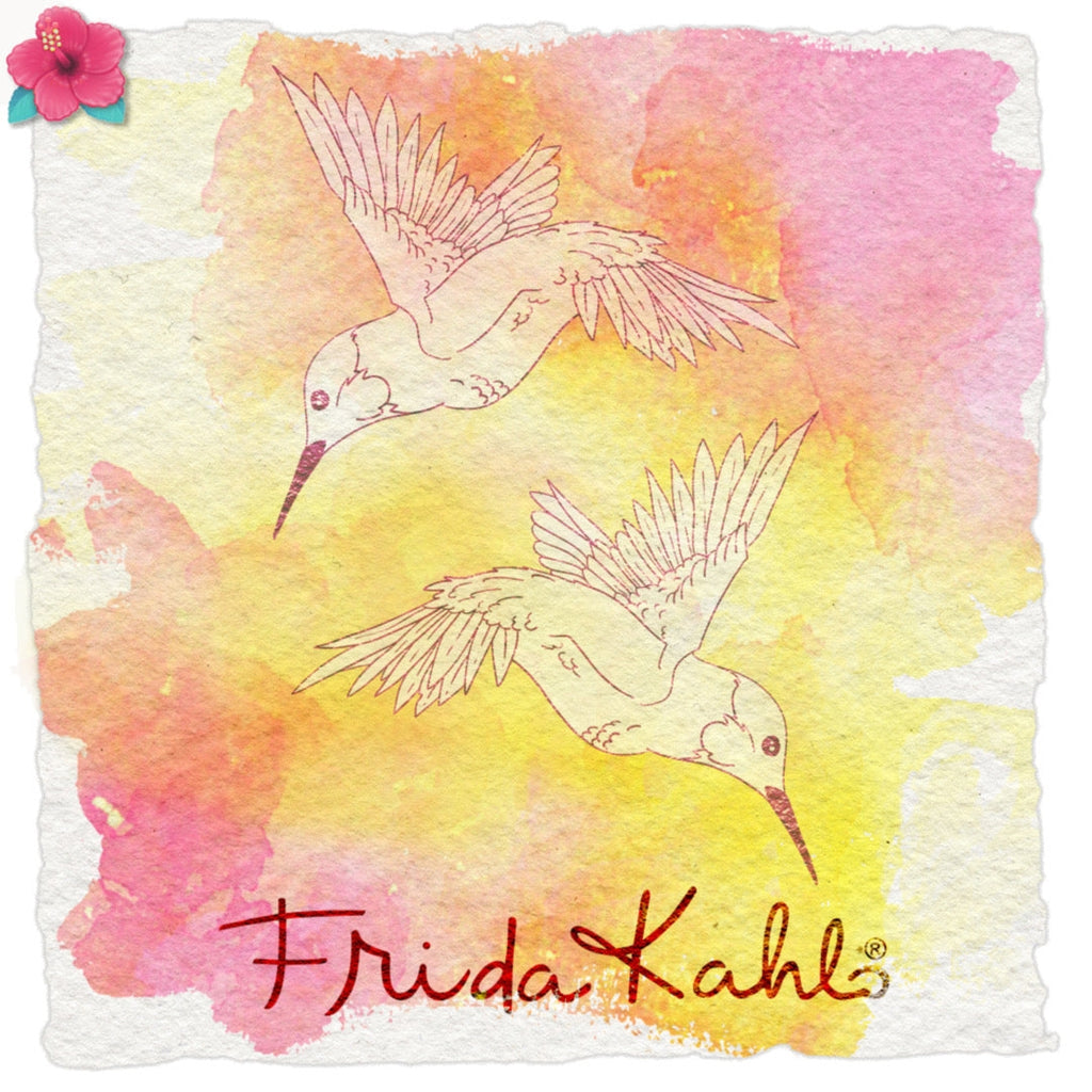2 Tampons transparents "Colibris" Frida Kahlo®