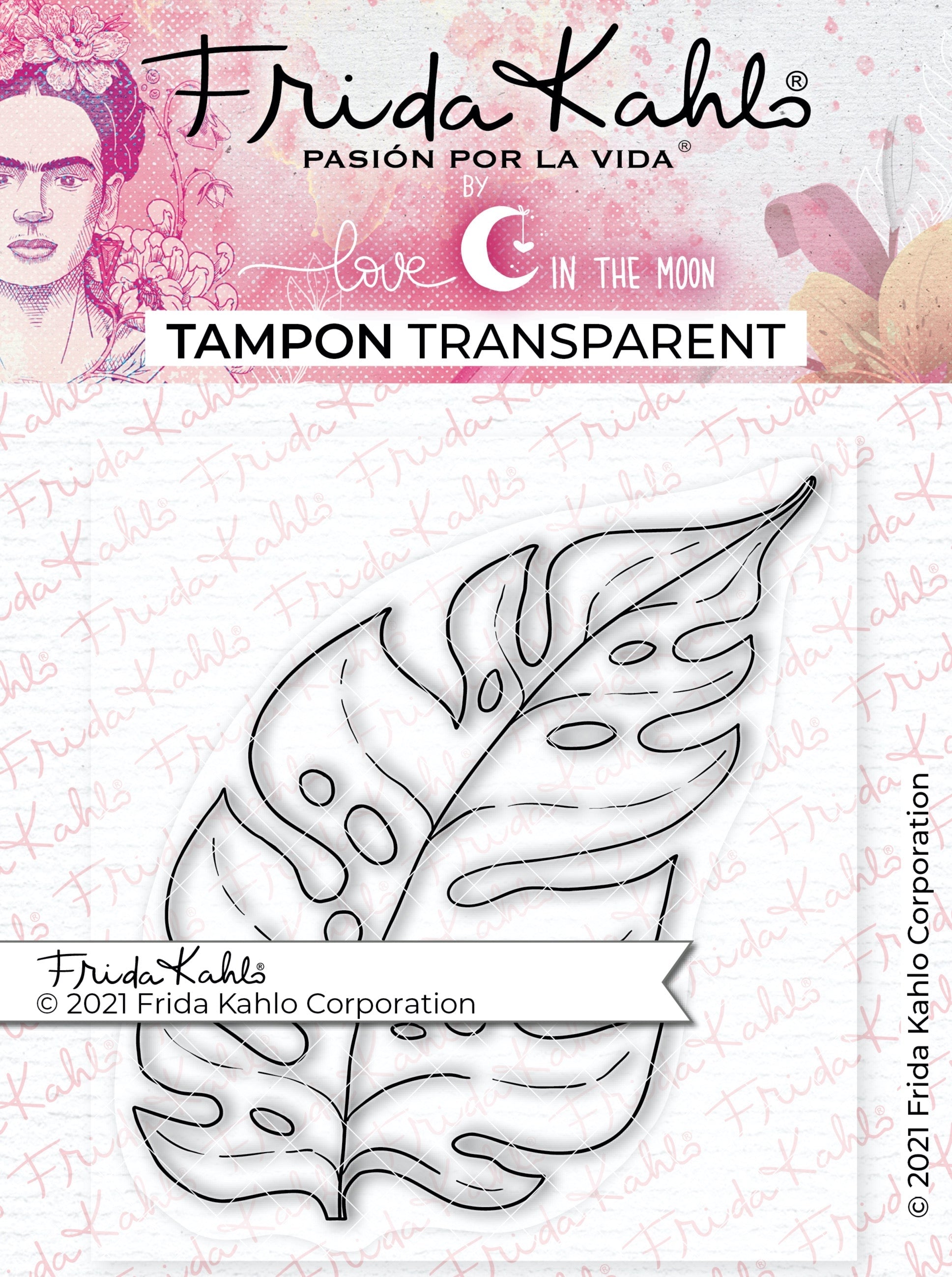 Tampon transparent "Feuilles tropicales - 3" Frida Kahlo®