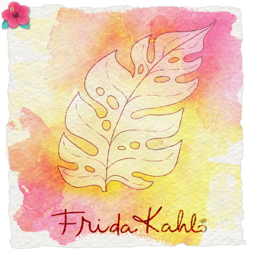 Tampon transparent "Feuilles tropicales - 3" Frida Kahlo®