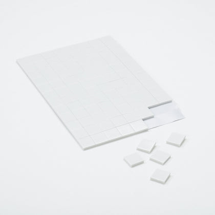 96 carrés de mousse double faces - 12mm chacun