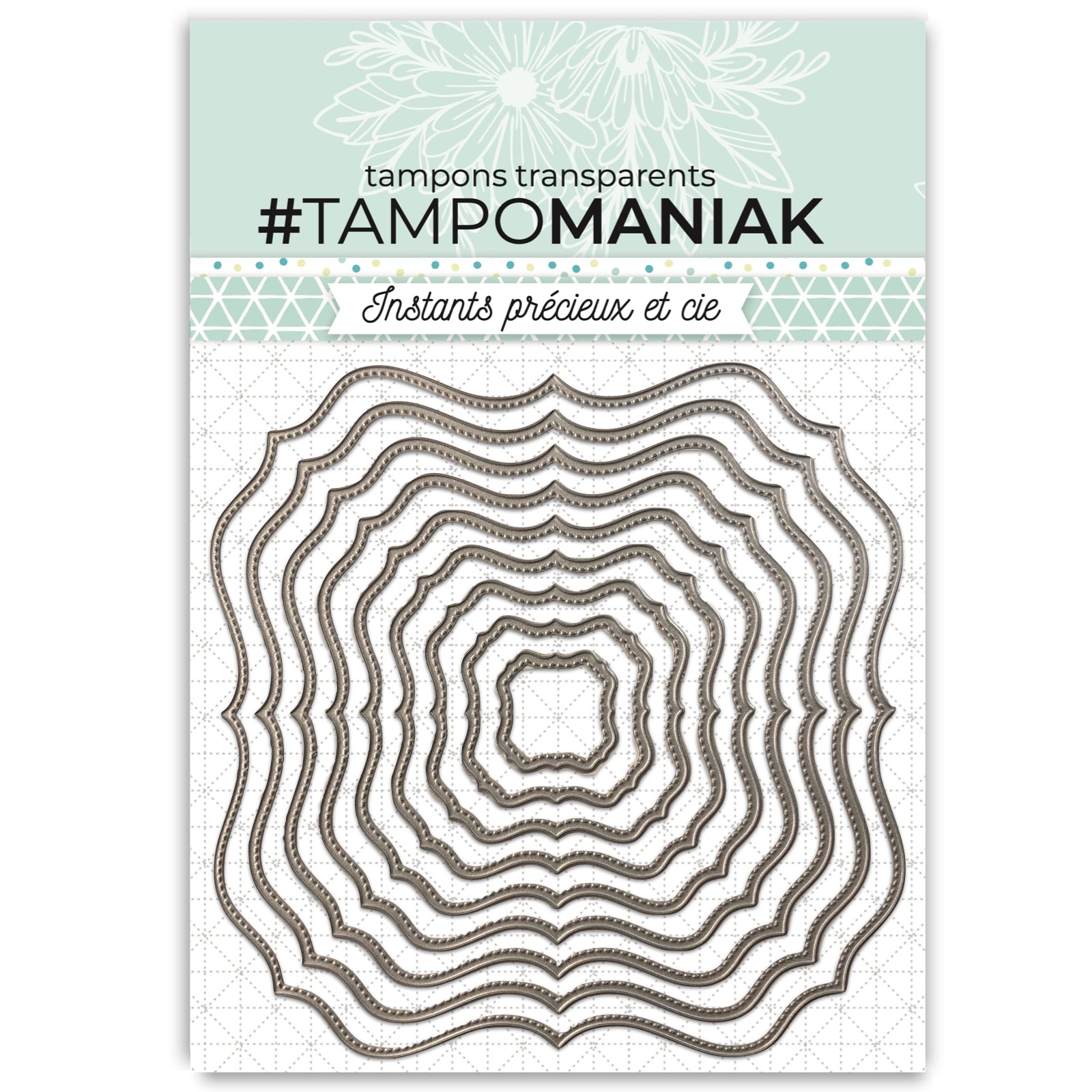 Dies/Matrices cadre romantique + fausse couture