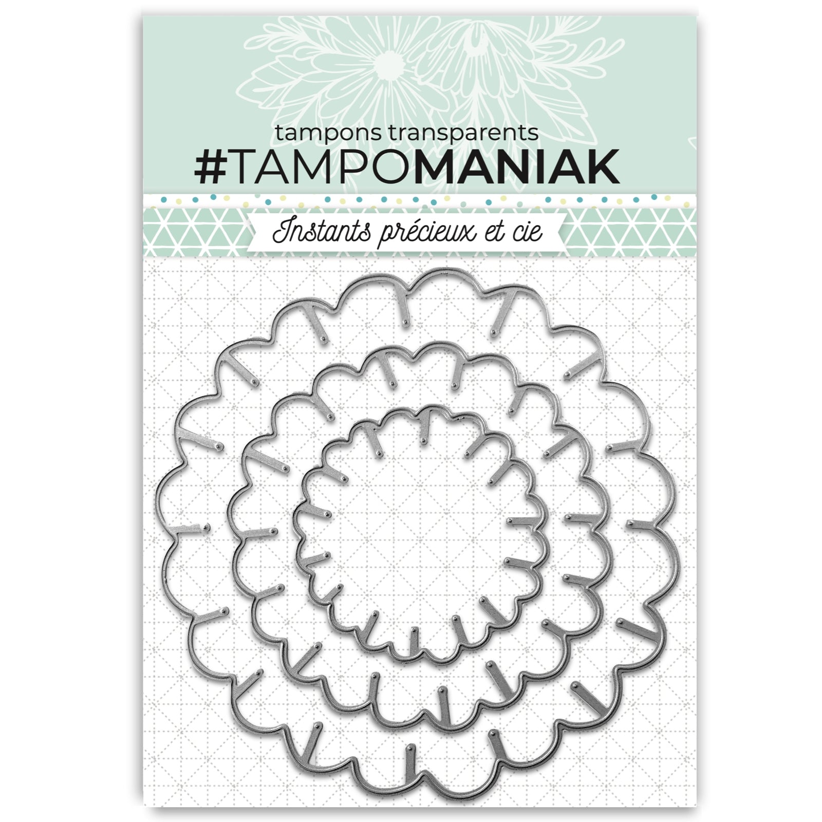 Set de 3 matrices de découpes / dies - Galette Bretonne