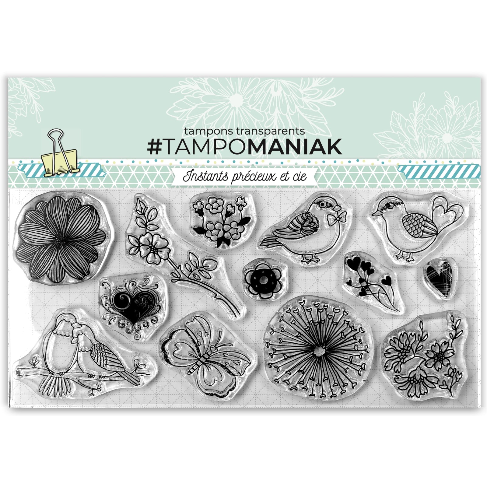 Tampons d'un naturel romantique