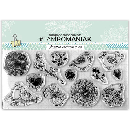 Tampons d'un naturel romantique