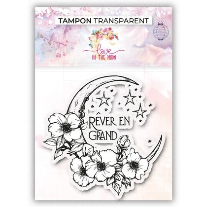 Tampon - Rêver en grand  - 10x10cm