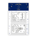 2 tampons transparents "b612" - Le Petit Prince