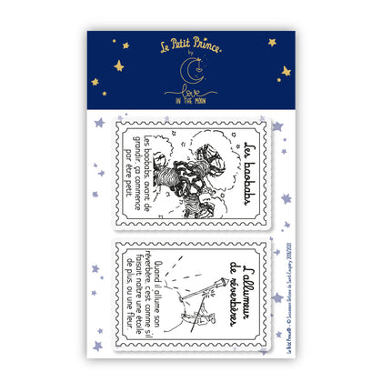 2 tampons transparents 