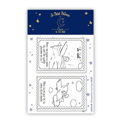 2 tampons transparents 