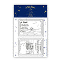 2 tampons transparents "le désert" - Le Petit Prince