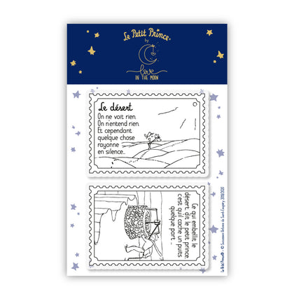 2 tampons transparents 