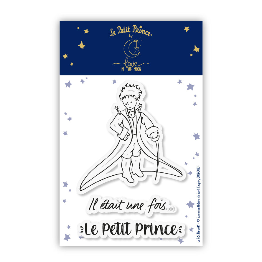 3 tampons transparents "Il était une fois" - Le Petit Prince