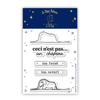 5 tampons transparents 