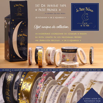 Le Petit Prince® - 10 rouleaux - Masking Tape du Petit Prince