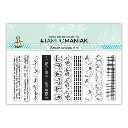 Tampons jolis rubans 2 - 10x21cm