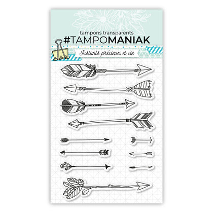 Tampon fleches 2 - 10x15cm
