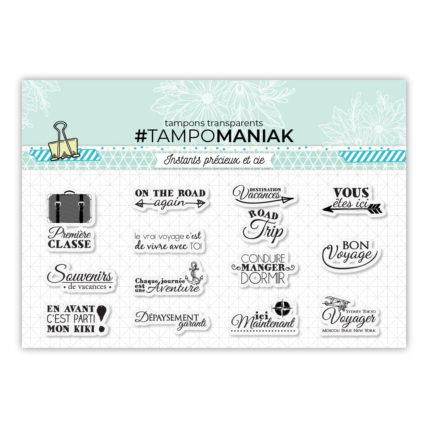 Tampons on the road again - 10x21cm