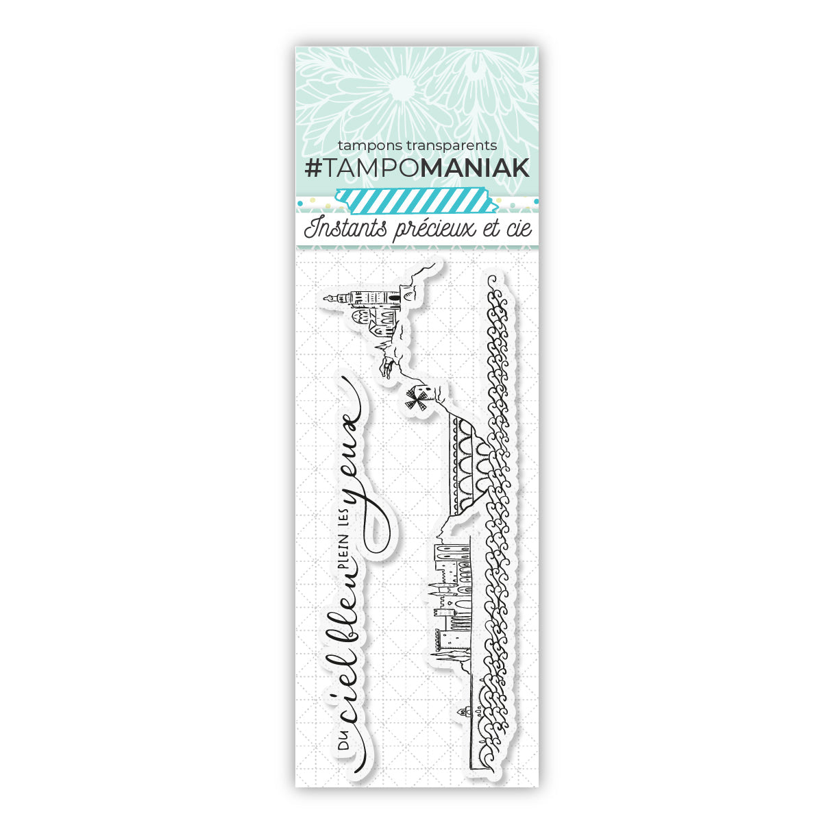 Tampon la Provence au fil de l’eau - 13x5,5cm