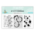 Tampons 3 tampons de fond taches et correspondance- 10x21cm