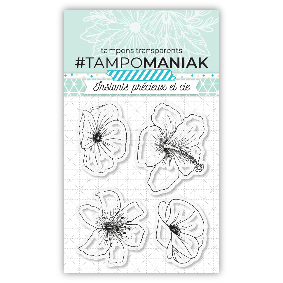 Tampon corolles - 10x8cm