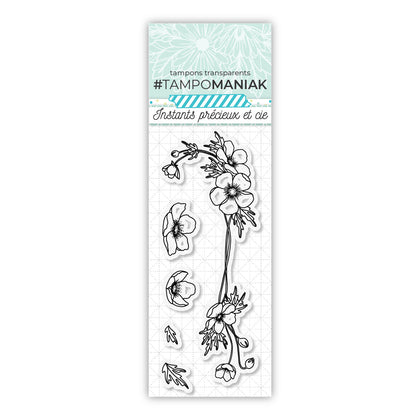 Tampon anémones - 13x5,5cm