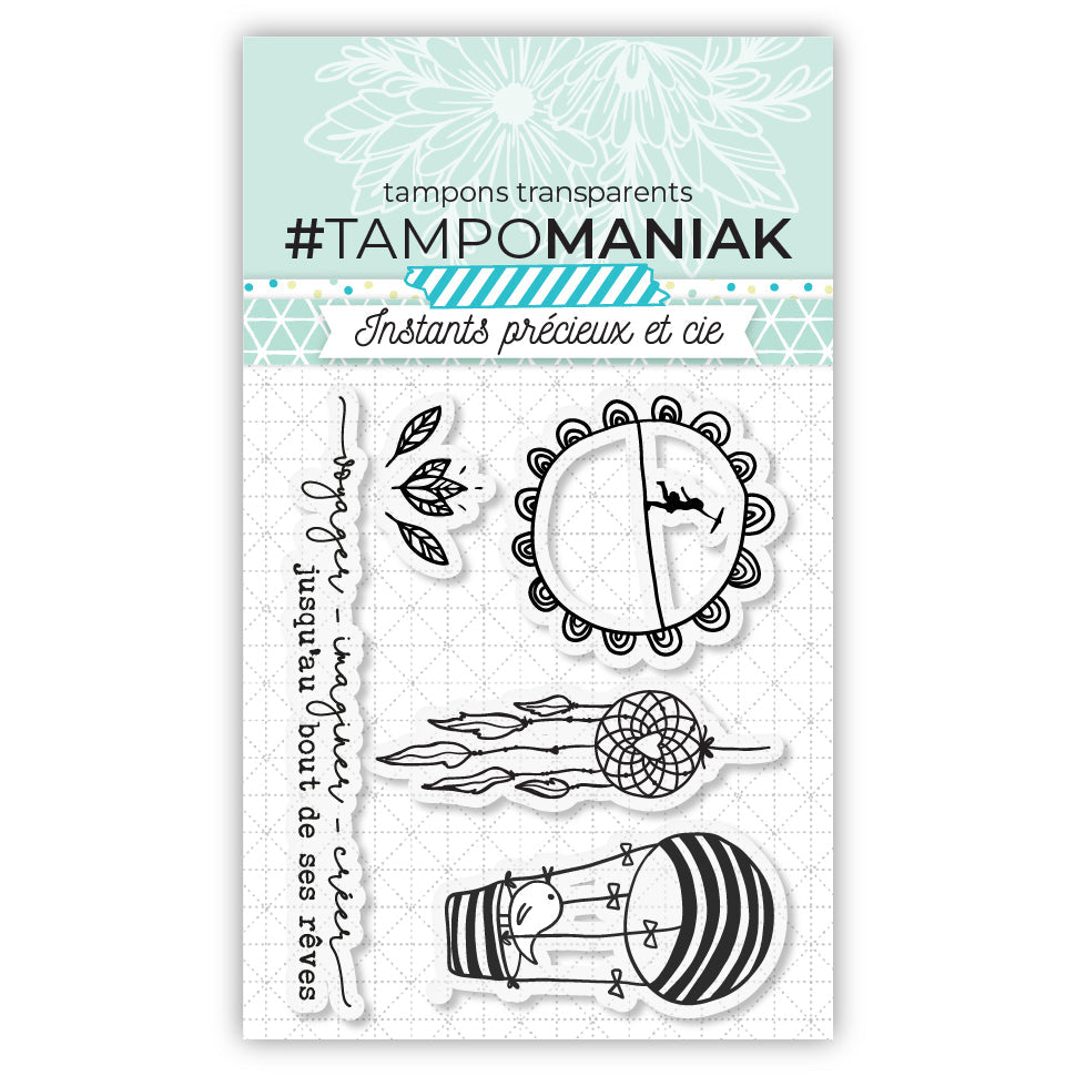 Tampon jusqu'au bout de ses rêves - 10x8cm