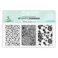 Set de tampons clear 3 fleuris - 10x21cm