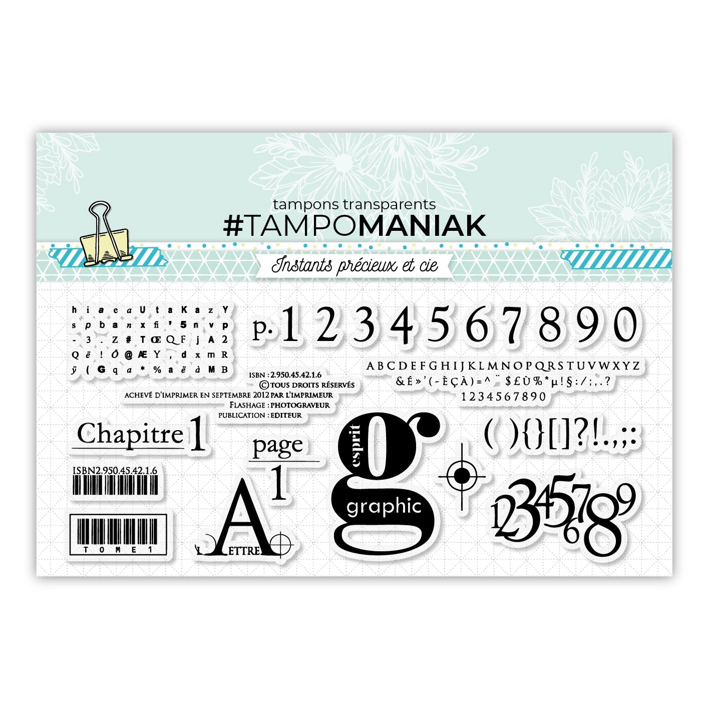 Tampons chapitre 1 - 10x21cm