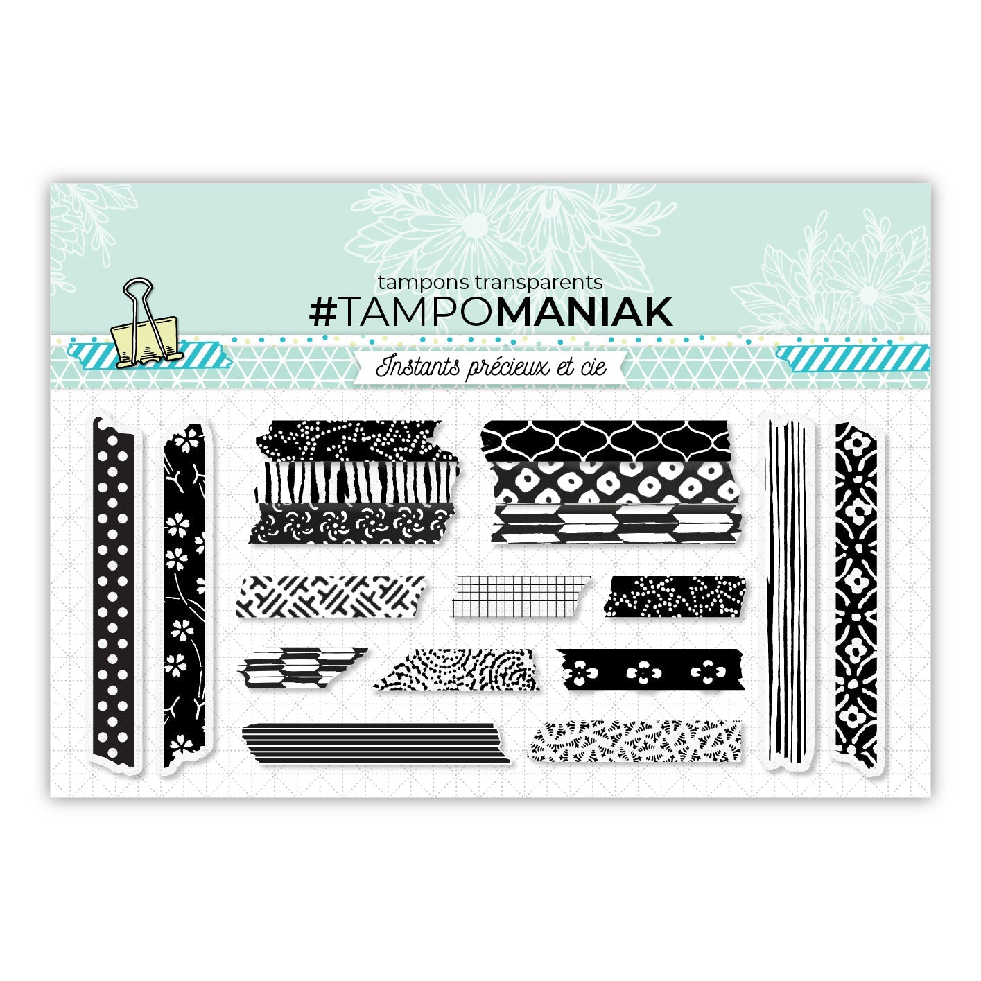 Tampon la vie est belle 1 - 10x21cm