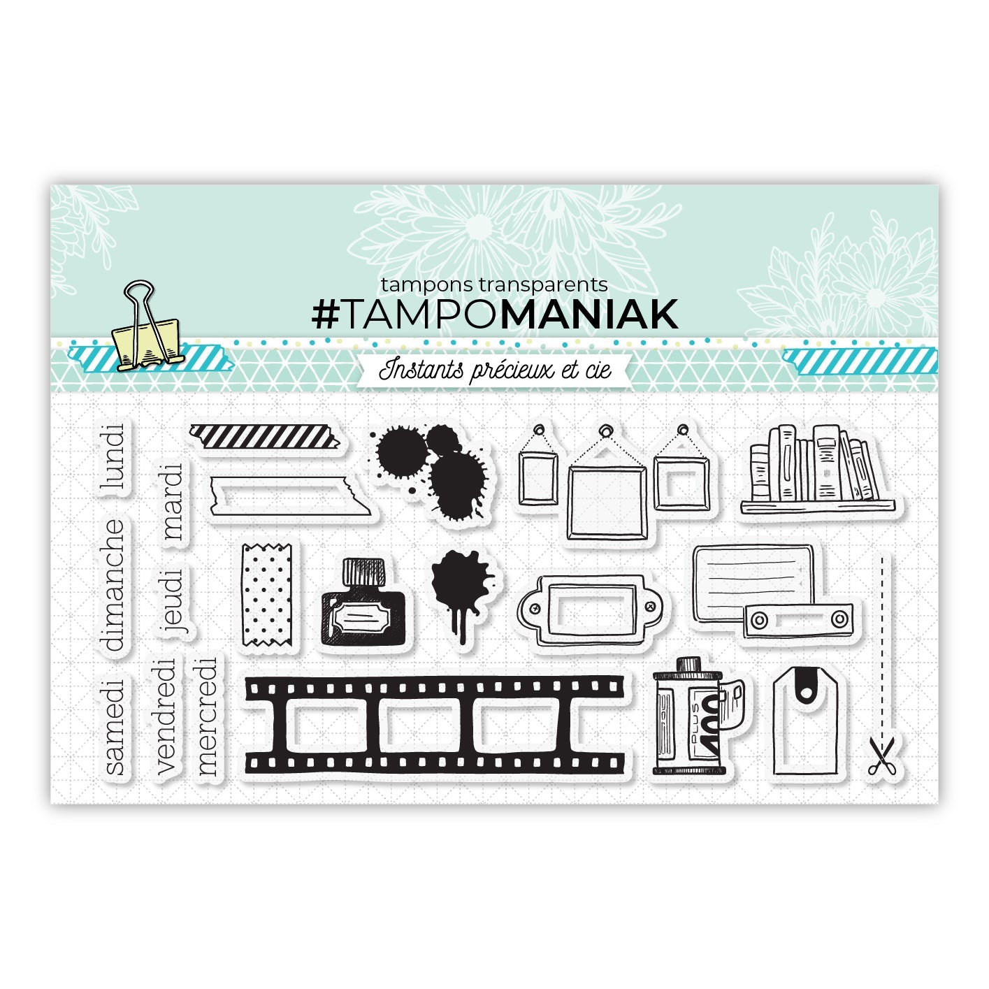 Set de tampons clear Rentrée photo - 10x21cm