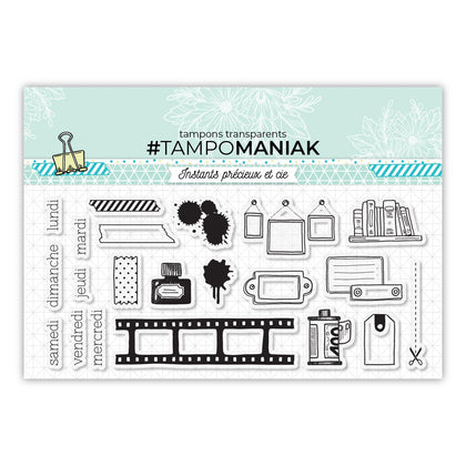 Set de tampons clear Rentrée photo - 10x21cm