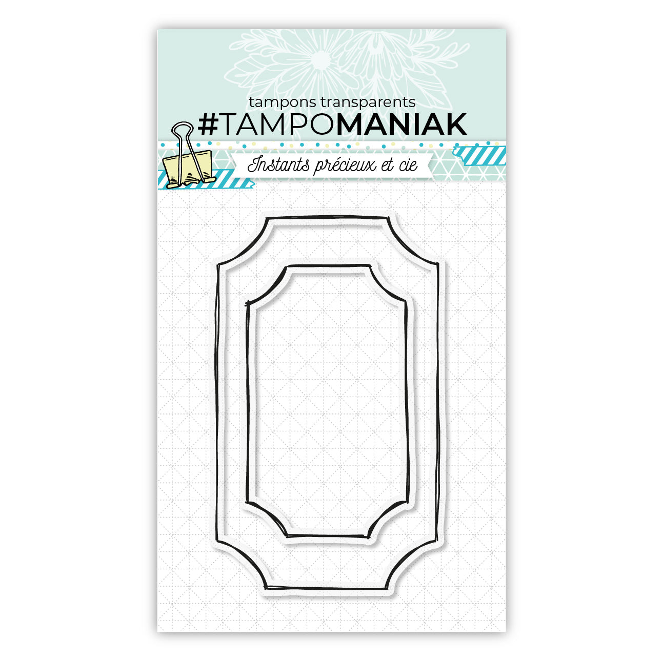 Tampon cadres etiquettes écoliers 1 - 10x15cm