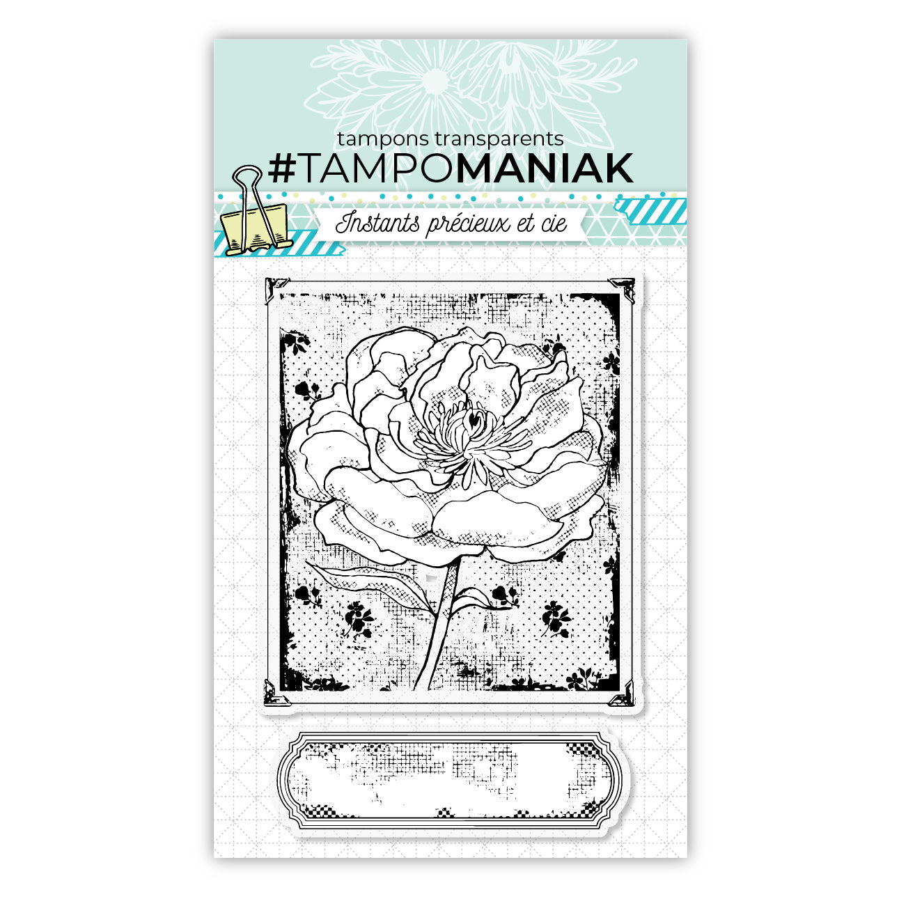 Tampon clear herbier - 10x15cm