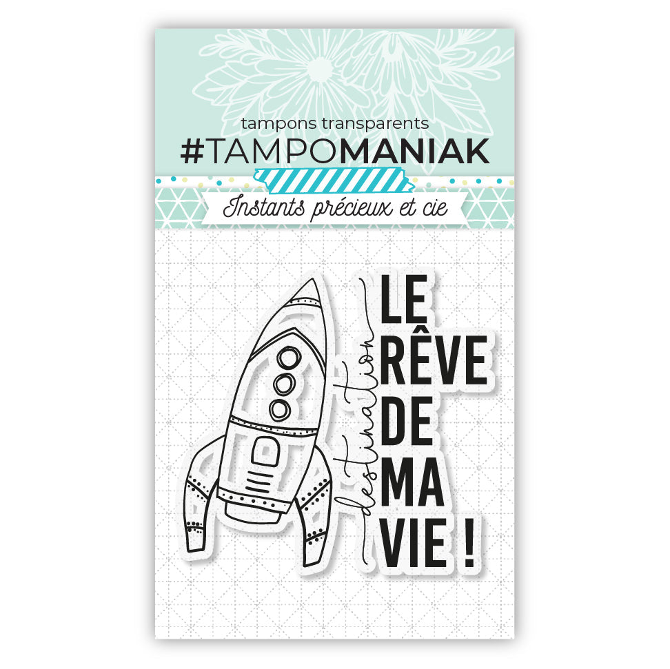 Tampon le rêve de ma vie - 6,5x7cm