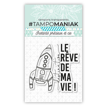 Tampon le rêve de ma vie - 6,5x7cm