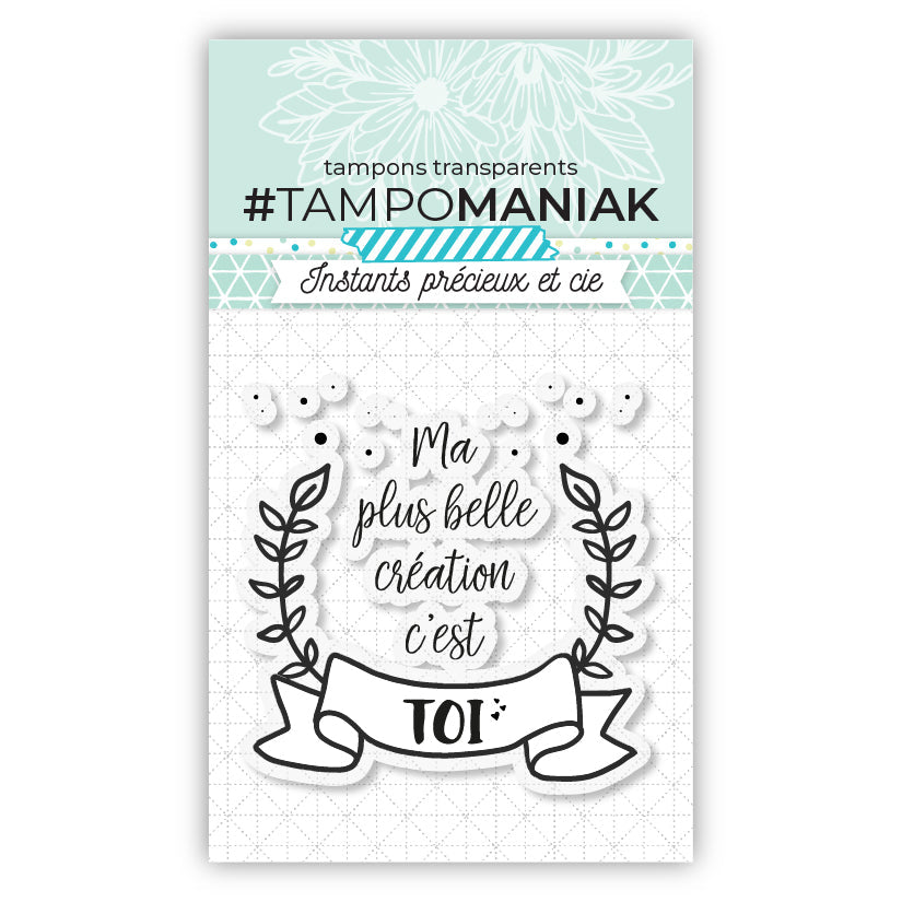 Tampon ma plus belle création - 6,5x7cm