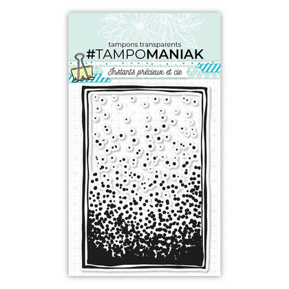 Tampon mm flocons - 10x15cm