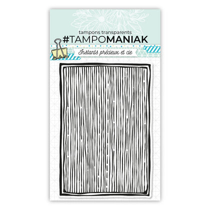 Tampon mm stries - 10x15cm