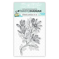 Tampon rameau fleuri 2 - 10x15cm