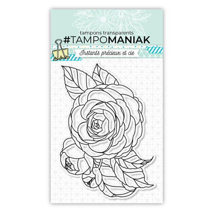 Tampon roses géantes - 10x15cm