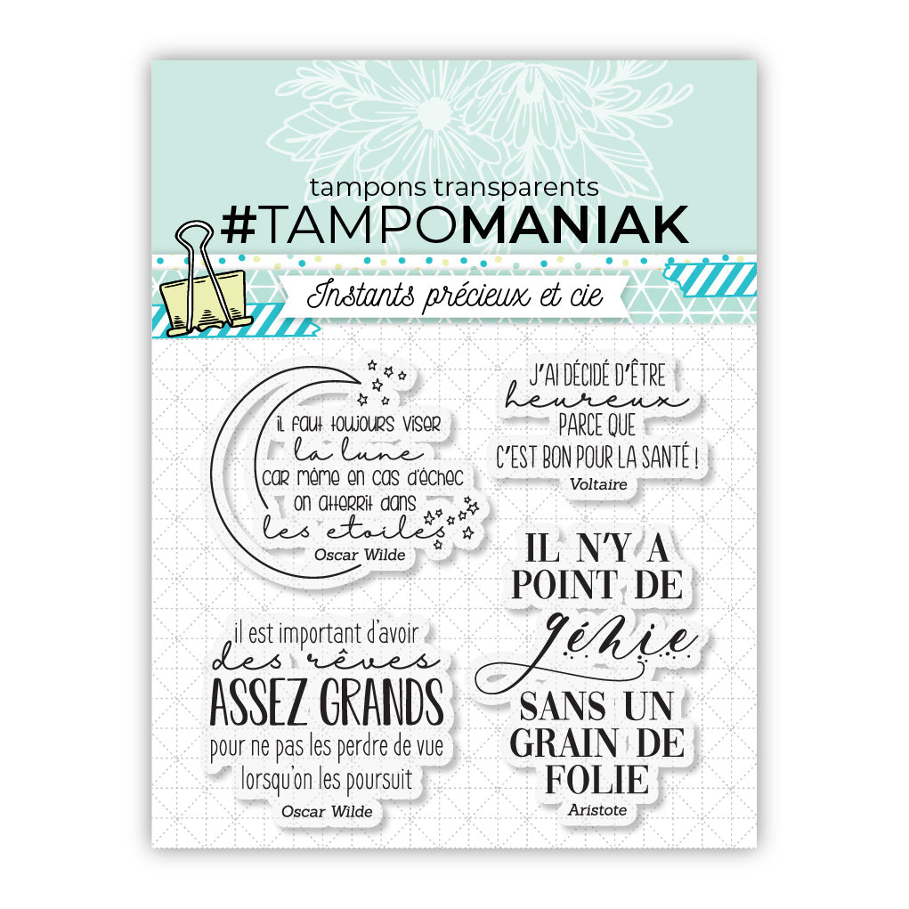 Planche de tampons - Rêves assez grands - 10x10cm