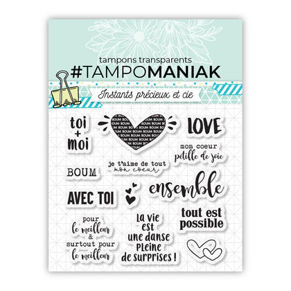 Planche de tampons - Pour le meilleur et pour le meilleur - 10x10cm