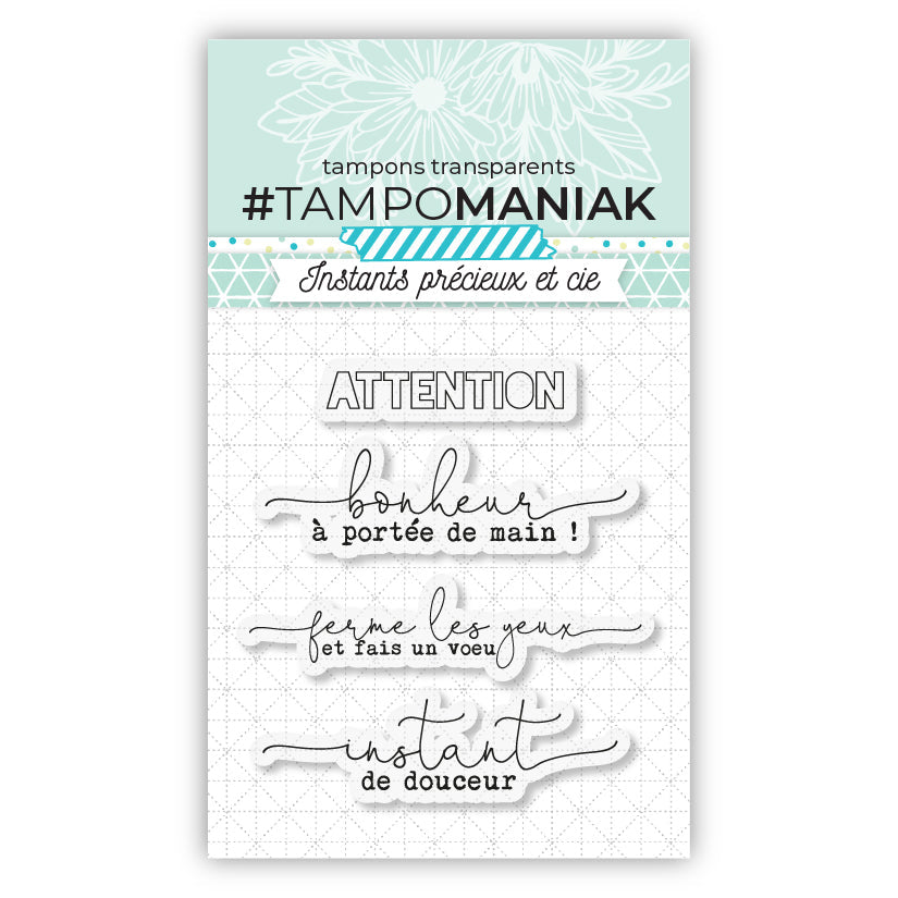 Sets de tampons clear 6,5x7cm - PTM-0002