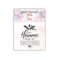 Tampon - En Harmonie avec la Nature - 6,5x7cm