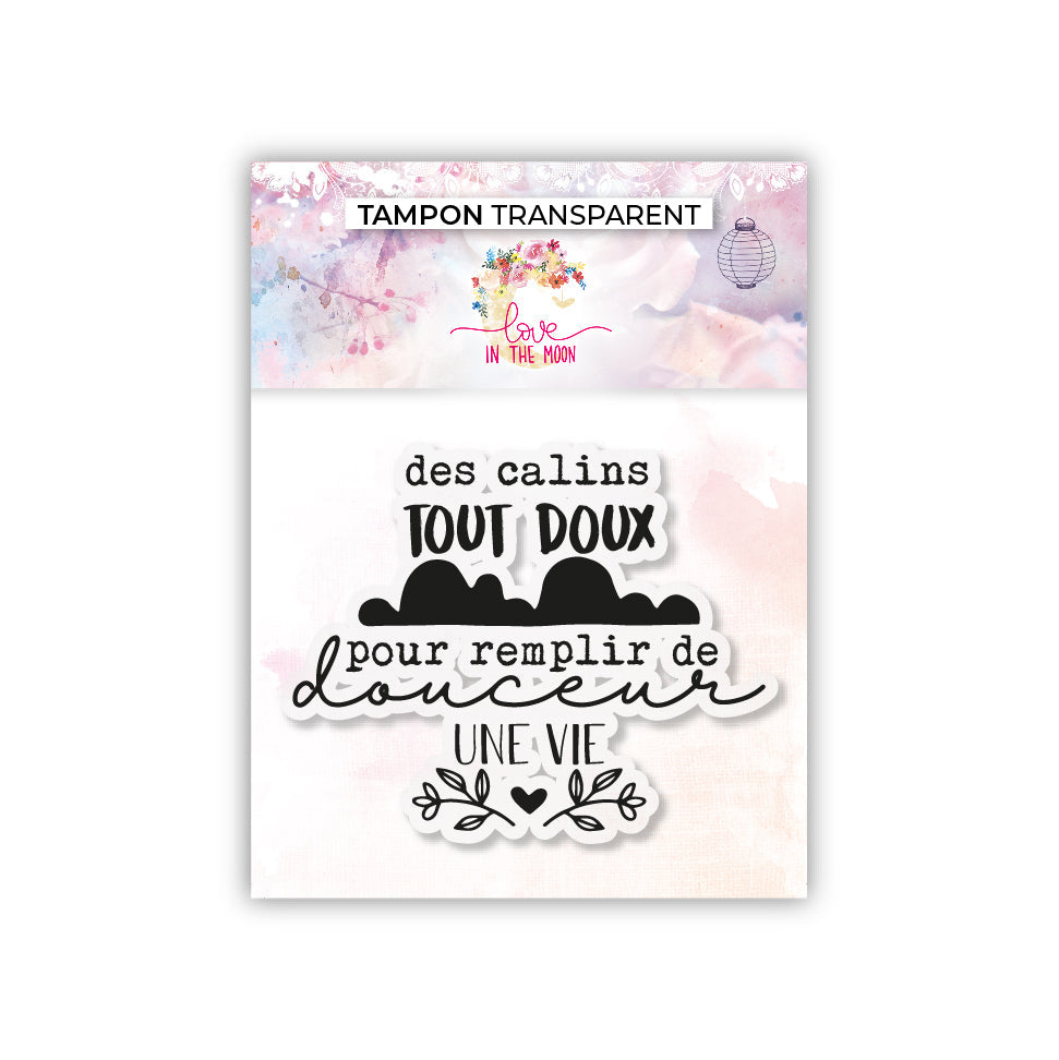 Tampon - Des câlins tout doux - 6,5x7cm