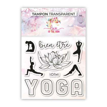 Set de 11 tampons - Bien être - 10x10cm