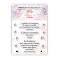 Set de 13 tampons - Citation & petits motifs - 10x10cm