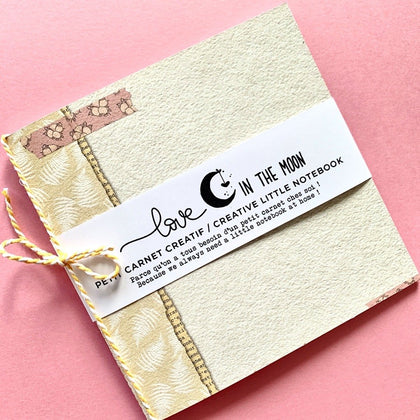 Petit carnet créatif - V2RoseJaune - Offert par LITM